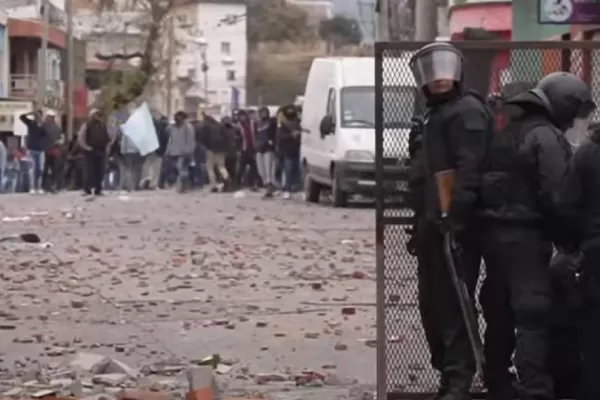 Incidentes en Jujuy EN VIVO: manifestantes y la policía se enfrentaron con piedras y balas de goma