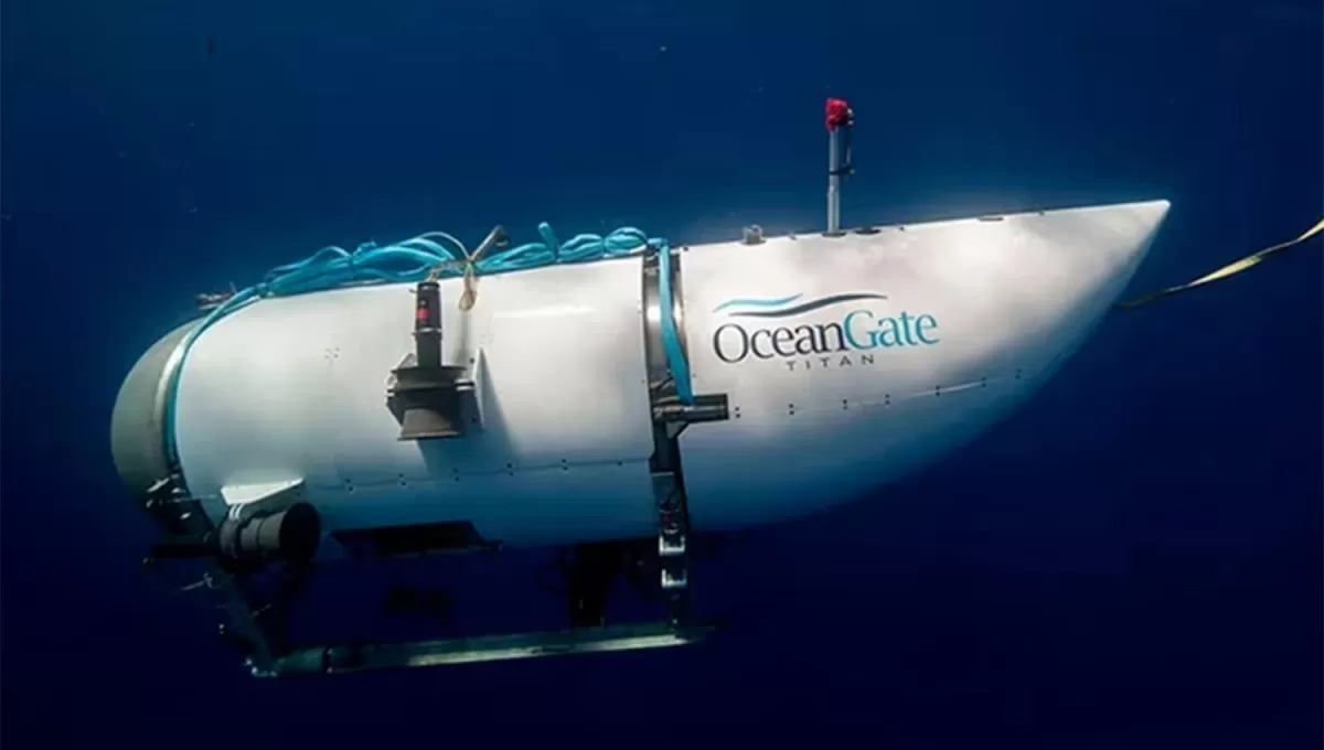 SIN CONTACTO. El submarino desparecido, bautizado como Titan de la compañía Ocean Gate, mantuvo contacto por última vez el domingo.