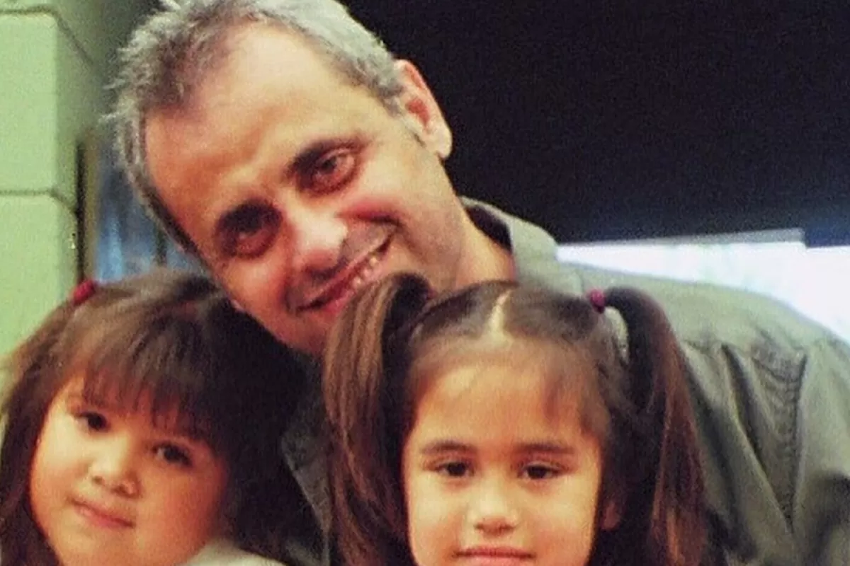 Jorge Rial junto a sus hijas Morena y Rocío