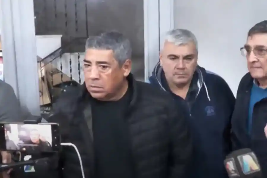 César González, tras la reunión en Aetat. CAPTURA DE VIDEO