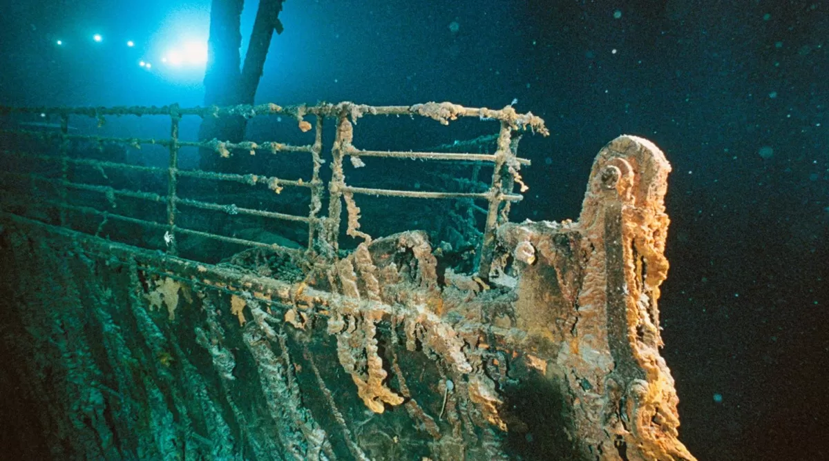 El Titanic se encuentra a 3.800 metros de profundidad 
