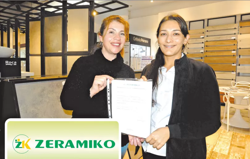 Ana María Moyano ganó una orden de compra de $30.000 en Zeramiko