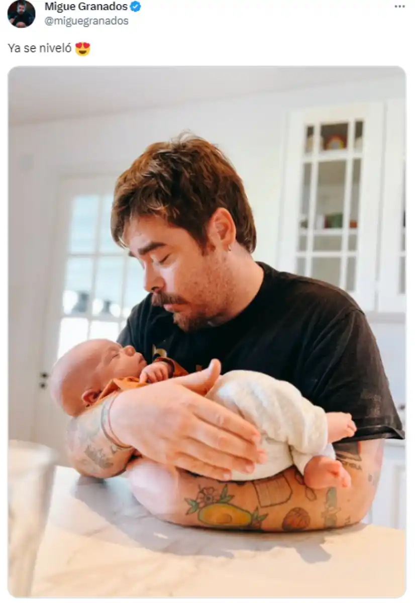 El tierno mensaje de Migue Granados para hablar sobre su capacidad de amar por igual a sus hijos