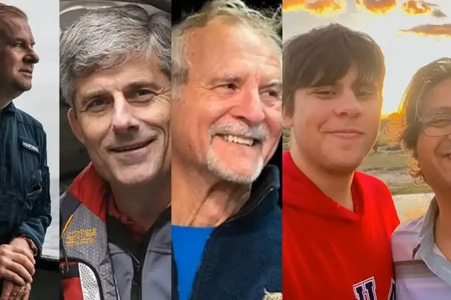 Los cinco hombres que murieron en la tragedia del submarino