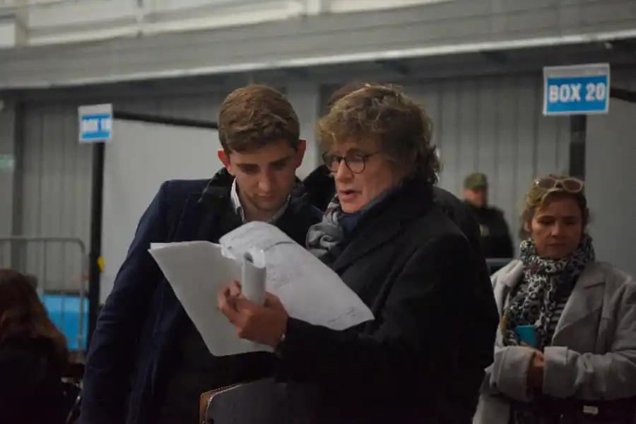 EN LA JUNTA ELECTORAL. Pedicone. Foto de Archivo