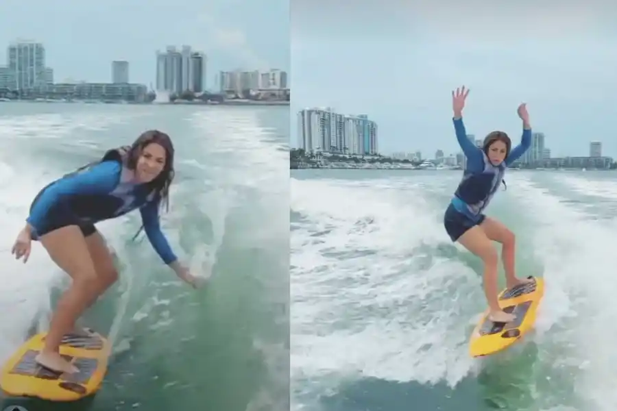 Shakira disfrutando su estadía en Costa Rica