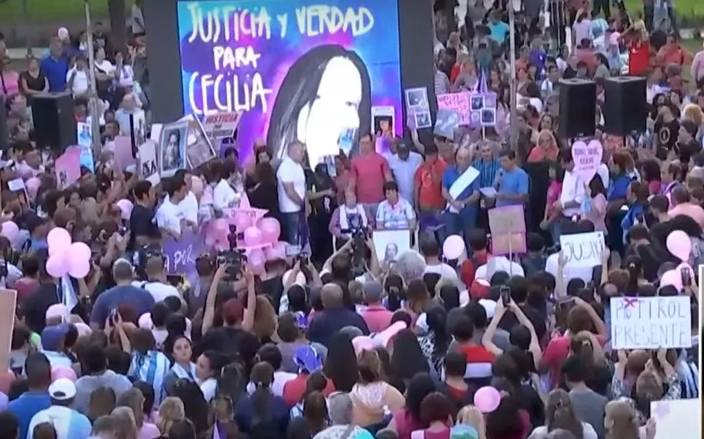 Marcha por Justicia en Chaco. CAPTURA DE VIDEO