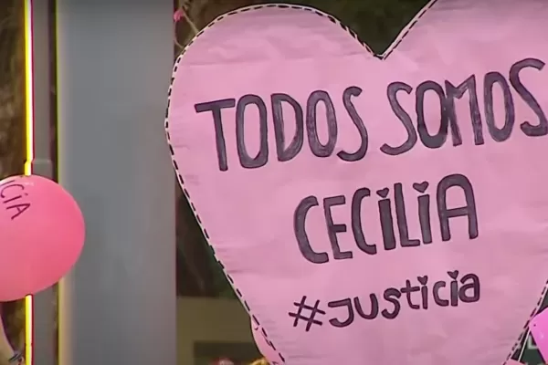 Causa Cecilia Strzyzowski: nueva marcha con velas y globos rosa para pedir justicia