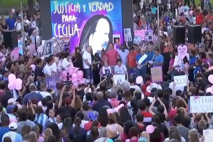 Marcha por Justicia en Chaco. CAPTURA DE VIDEO