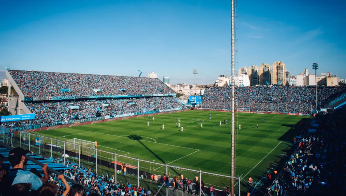 EN ALBERDI. Belgrano se mantiene invicto desde hace siete partidos jugando como local.