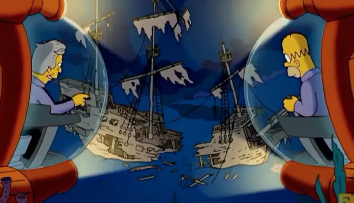 La increíble predicción de Los Simpson sobre la desaparición del submarino del Titanic