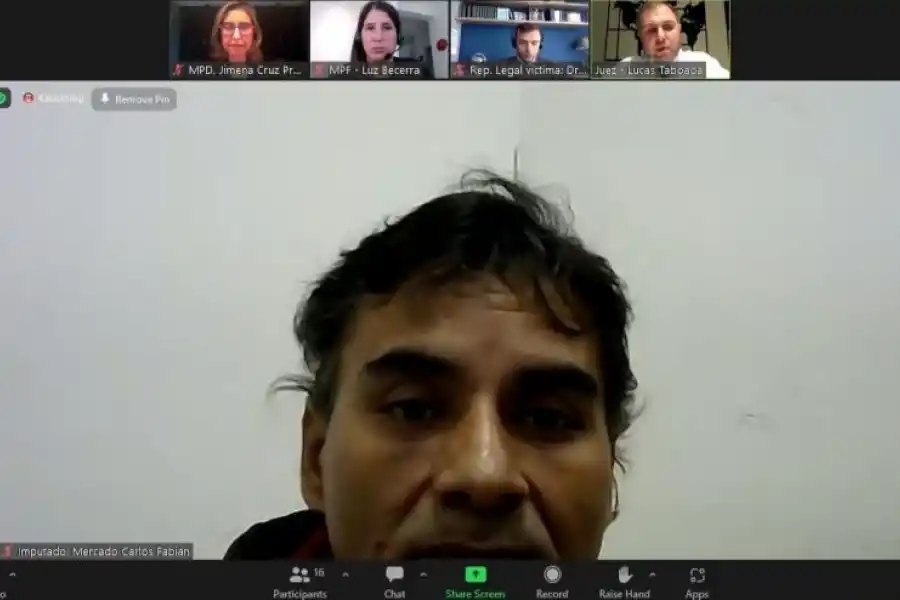 IMPUTADO. Carlos Fabian Mercado fue acusado de asesinar a su ex.  