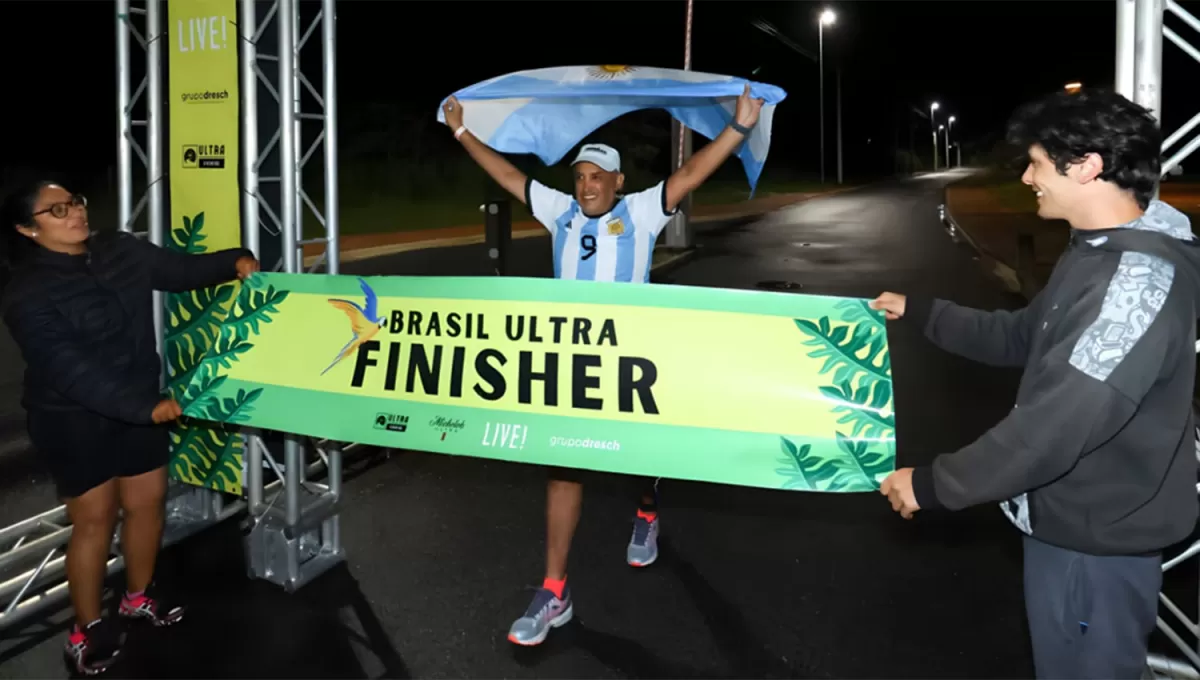 LA META. Jorge Ariel Rodríguez completó los cinco días de competencias en Buzios, apenas tres semanas de abandonar la terapia intensiva. 