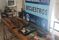 Los Pocitos: secuestraron armas de diferentes calibres durante un allanamiento