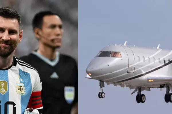 ¿Cómo es el avión de Lionel Messi con el que llegó a Tucumán?