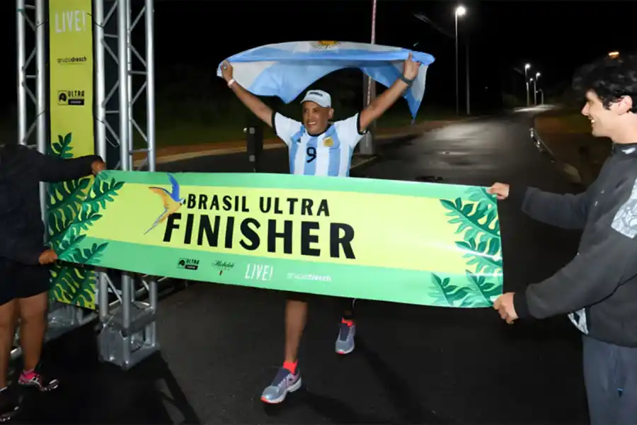 LA META. Jorge Ariel Rodríguez completó los cinco días de competencias en Buzios, apenas tres semanas de abandonar la terapia intensiva. 