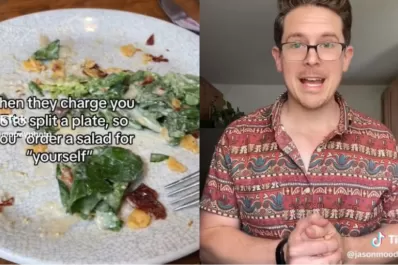 Un restaurante quiso cobrarle recargo a una pareja que pidió un plato para compartir y se armó el debate en las redes