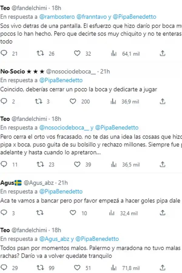 La insólita teoría conspirativa de Darío Benedetto: ¿se creó una cuenta en Twitter falsa para defenderse de las críticas?