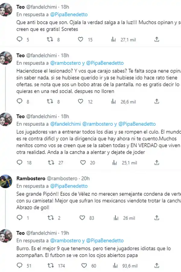 La insólita teoría conspirativa de Darío Benedetto: ¿se creó una cuenta en Twitter falsa para defenderse de las críticas?