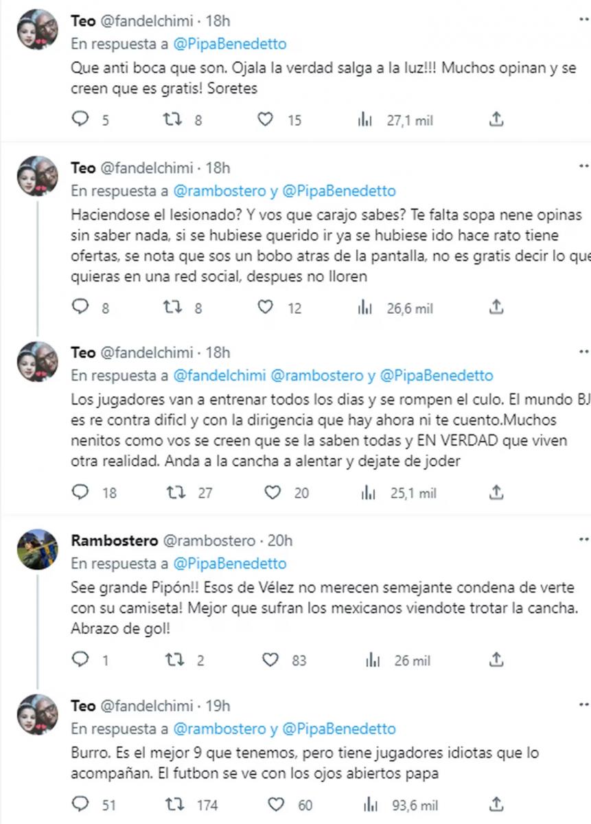 La insólita teoría conspirativa de Darío Benedetto: ¿se creó una cuenta en Twitter falsa para defenderse de las críticas?