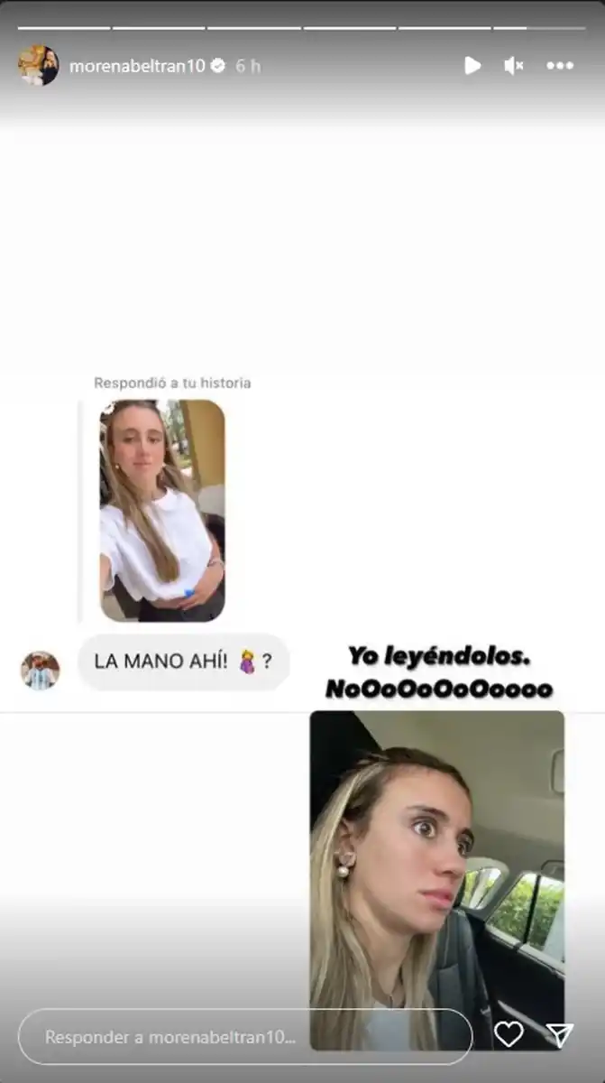 ¿Morena Beltrán está embarazada? Un posteo disparó los rumores en las redes sociales