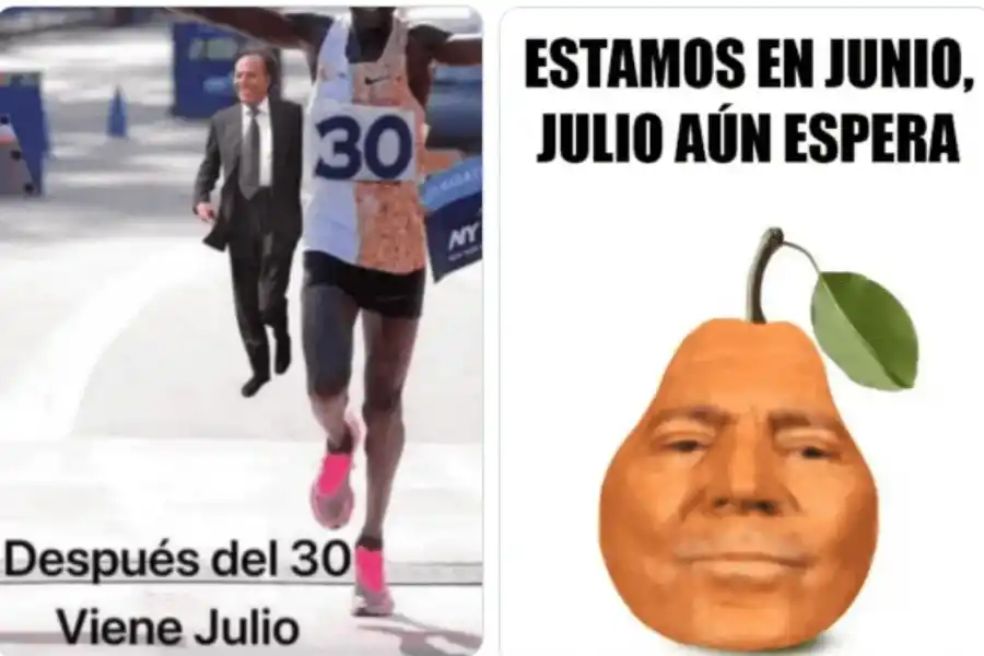 Faltan poco para que termine el mes y estallaron los memes de Julio