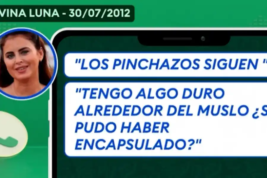 Los pedidos de ayuda de Silvina Luna a Aníbal Lotocki tras la cirugía