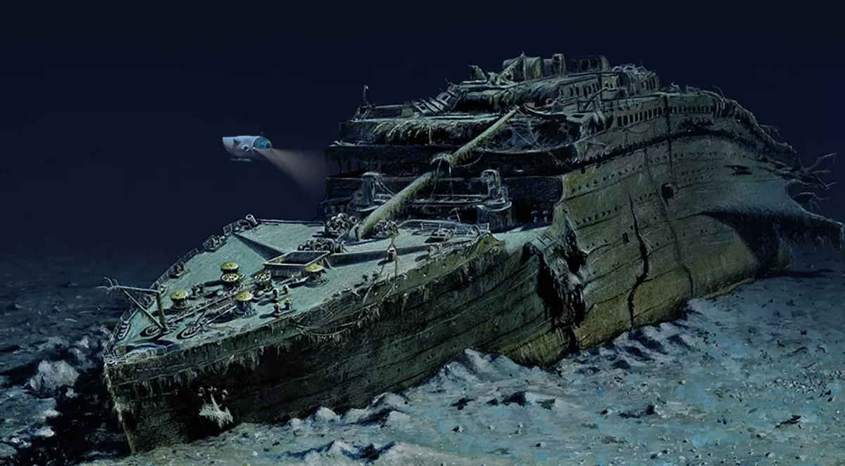Los restos del Titanic están a 3.800 metros de profundidad