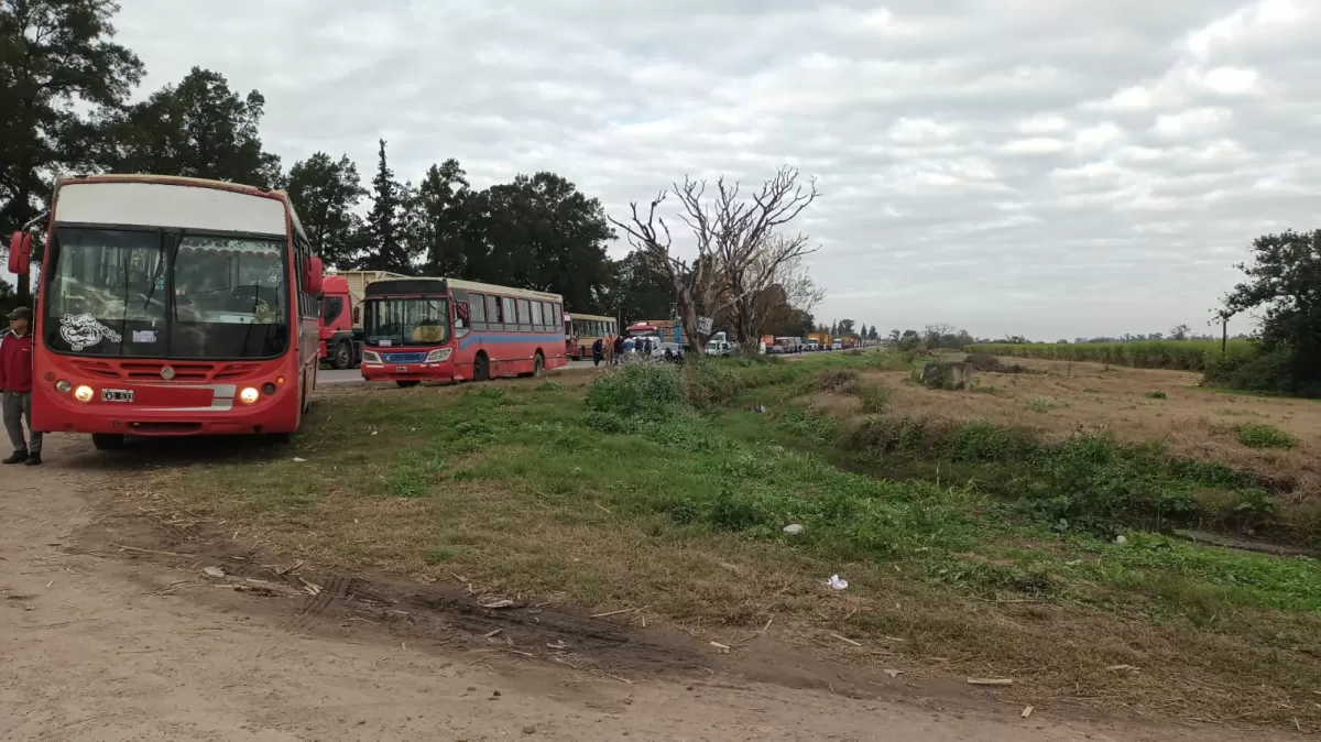 Hubo un corte de tránsito por el siniestro. 