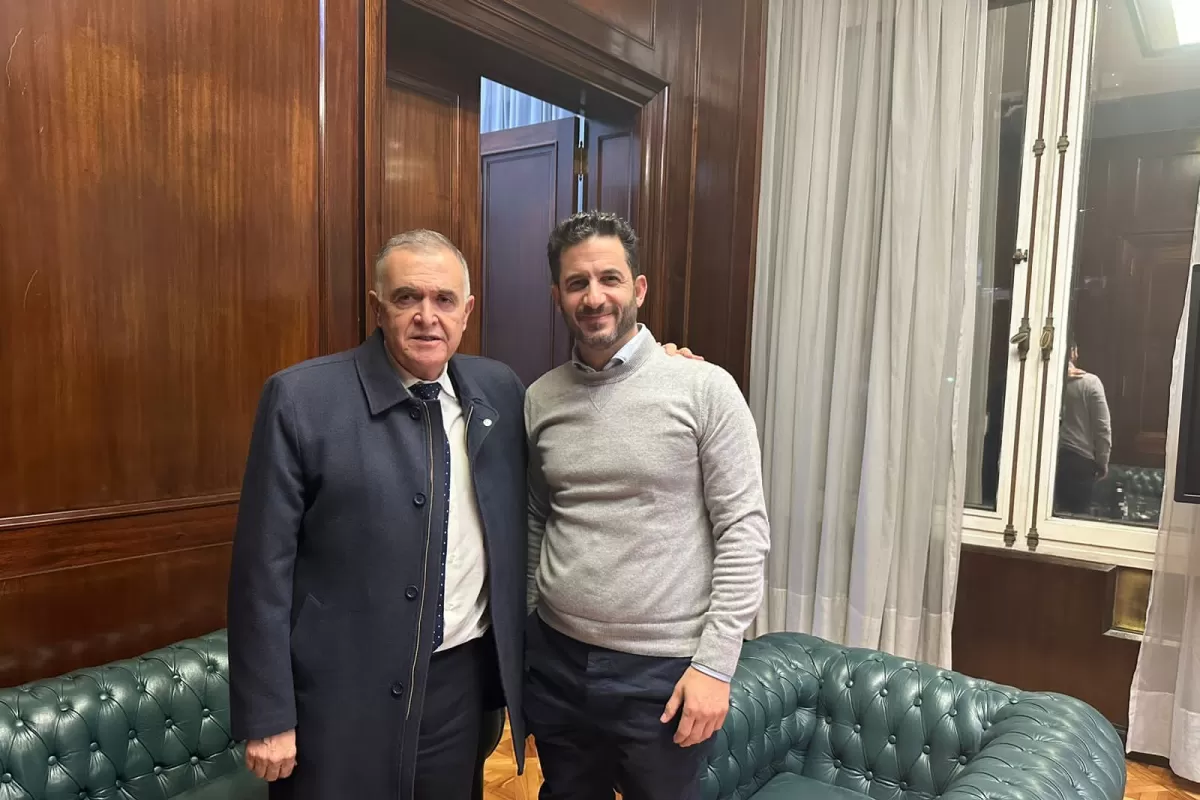 Jaldo se reunió con Matías Tombolini en Buenos Aires
