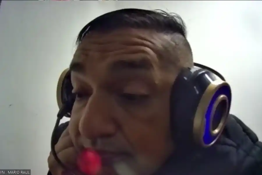 ESPERANZADO CON SALIR. Mario Raúl Estequín durante la audiencia.