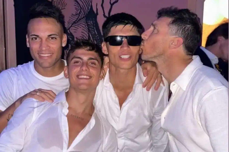 Tucu Correa celebró en su casamiento con integrantes de la Scaloneta