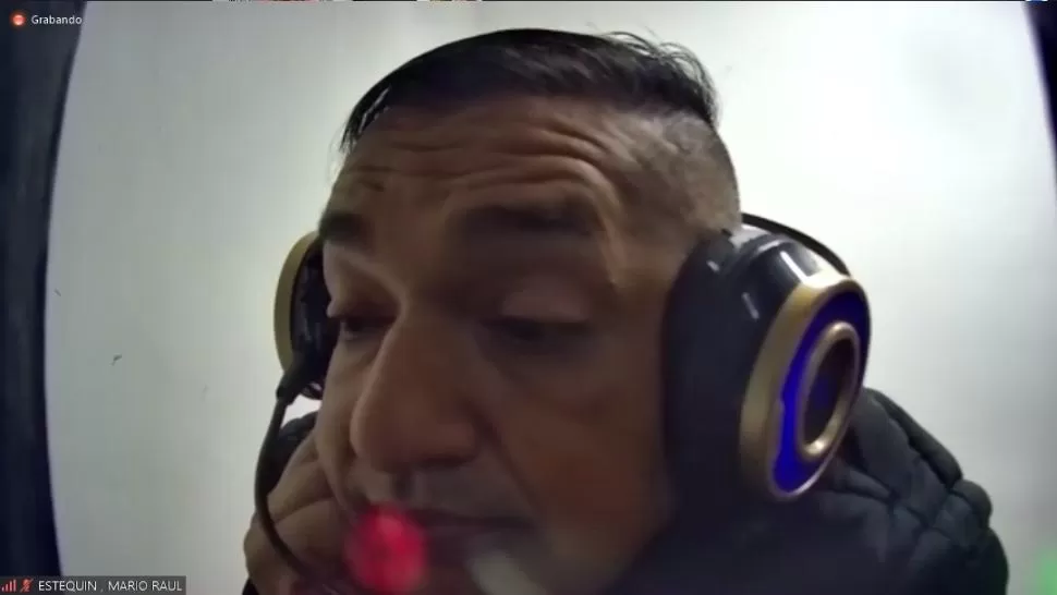 ESPERANZADO CON SALIR. Mario Raúl Estequín durante la audiencia.