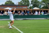 Debut y eliminación para Sebastián Báez en Wimbledon
