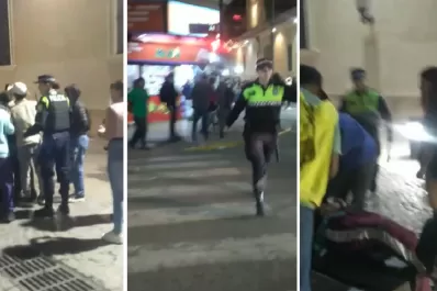 Adolescentes se enfrentaron en Plaza Independencia