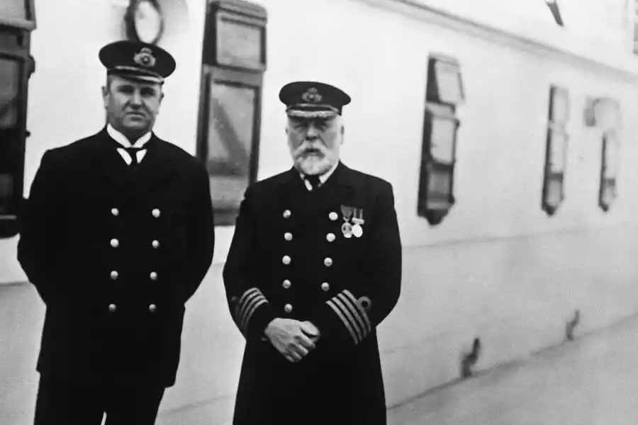 El capitán Smith en el Titanic
