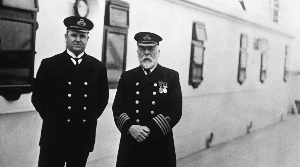 El capitán Smith en el Titanic