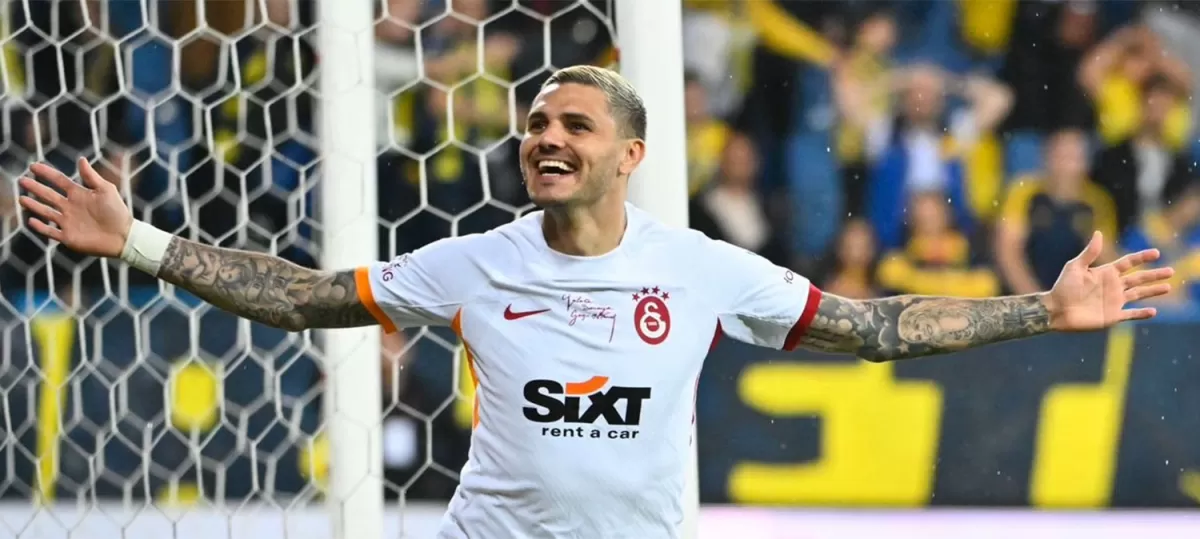 GOLEADOR. Mauro Icardi anotó 23 goles en 26 partidos con la camiseta de Galatasaray de Turquía. 