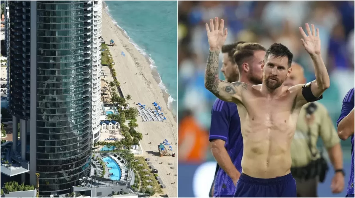 Spa y un ascensor para autos: los lujosos departamentos de Lionel Messi en Miami