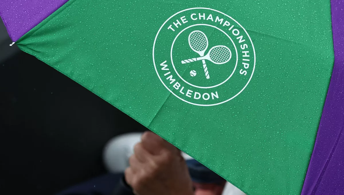 EL CLIMA. Las lluvias volverán a marcar el cronograma de partidos en la segunda jornada del Abierto de Wimbledon.