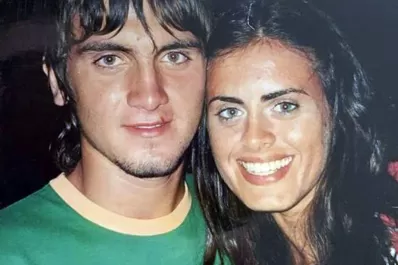 Filtraron una foto del hermano de Silvina Luna en la puerta de la terapia intensiva