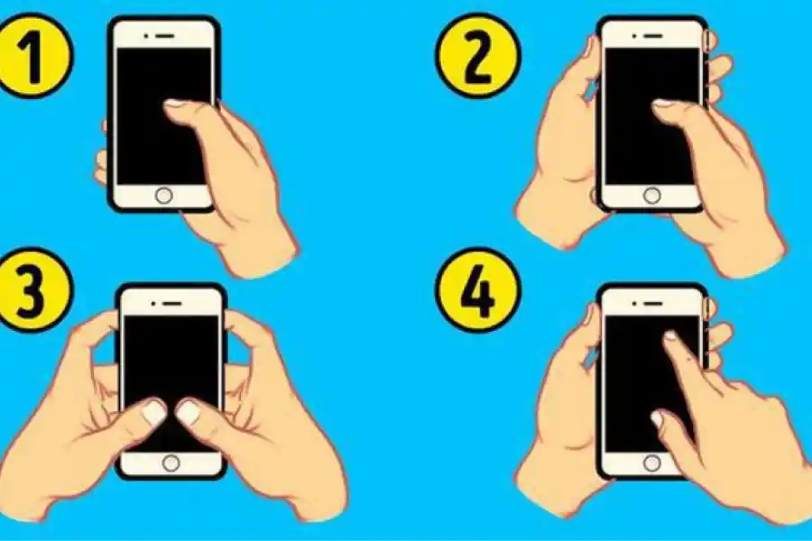 La forma en la que agarras tu celular revelará qué tan inteligente eres con este test de personalidad (Foto: Facebook)