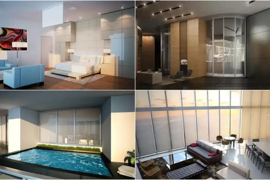 Spa y un ascensor para autos: los lujosos departamentos de Lionel Messi en Miami