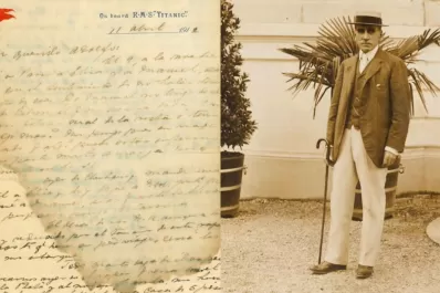 Titanic: la historia del uruguayo que envió una carta desde el barco antes de la tragedia