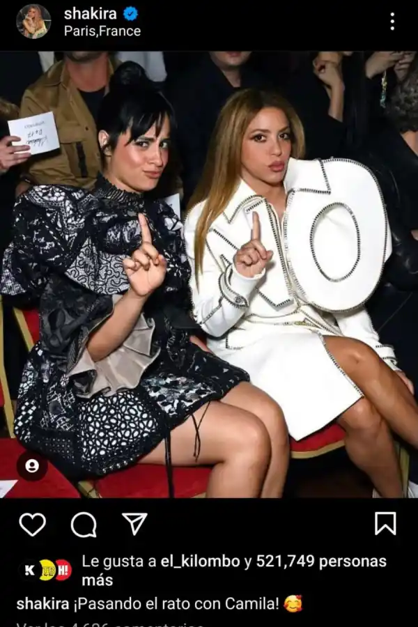 Shakira llamó la atención con un vestido que tenía un contundente mensaje