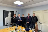 Jaldo se reunió con el secretario general de la Uocra para evaluar obras