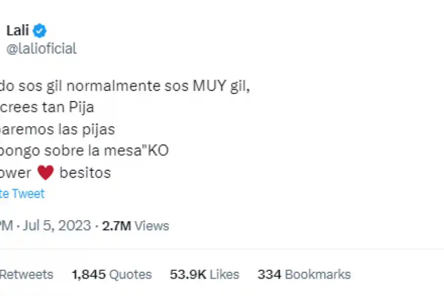 ¿Lali Espósito salió a cruzar a Martín “Coscu” Disalvo con una indirecta?