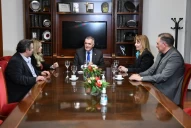 Osvaldo Jaldo recibió a los intendentes de Las Talitas y de Lules