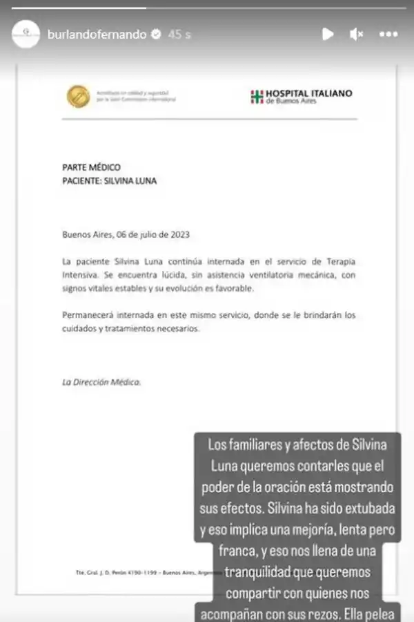 El mensaje de la familia de Silvina Luna