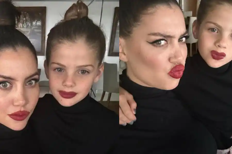 Wanda Nara junto a Isabella